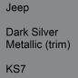 Preview: Jeep, Dark Silver Metallic (trim), KS7.